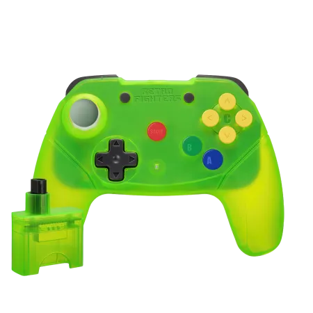 Brawler64 Wireless N64 Funk-Controller - Retro Fighters