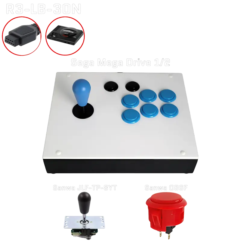 FightBox R3 Arcadestick (Sega Mega Drive)