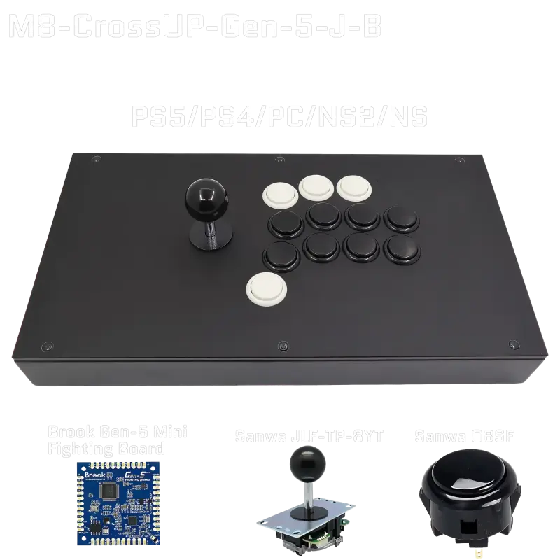 FightBox M8 CrossUp Fightstick for PS5/PS4/PC