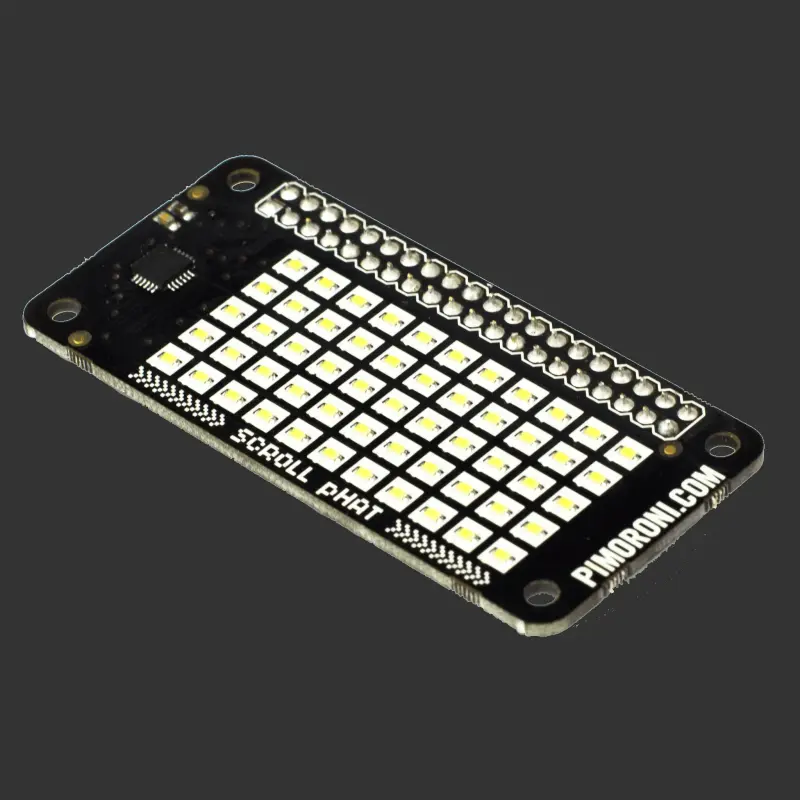 Scroll pHAT mit 5x11 LED-Matrix für Raspberry Pi