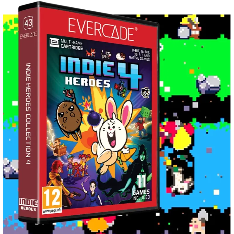 Indie Heroes Collection 4 (Evercade Cartridge 43) - Evercade
