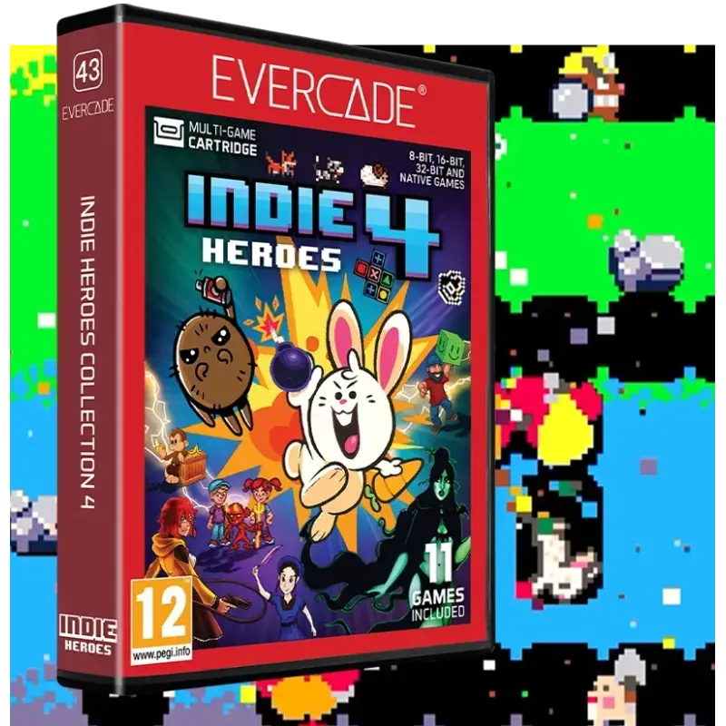 Indie Heroes Collection 4 (Evercade Cartridge 43) - Evercade
