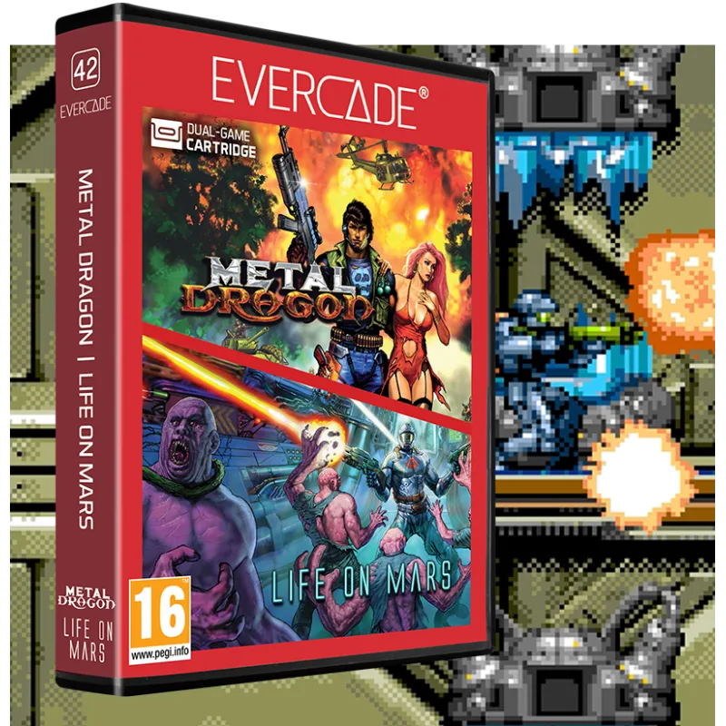 Metal Dragon / Life on Mars (Evercade Cartridge 42) - Evercade