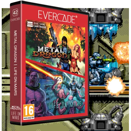Metal Dragon / Life on Mars (Evercade Cartridge 42) - Evercade
