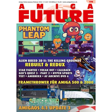 Amiga Future Issue 178, incl. Cover-CD (German / English) - 