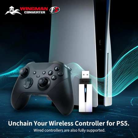 Brook Wingman P5 Converter - PS5, PS4, PC Controller Adapter