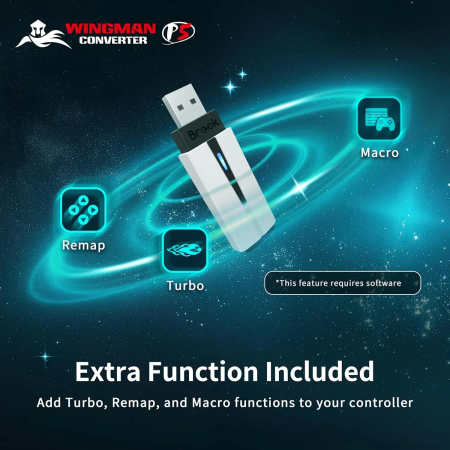 Brook Wingman P5 Converter - PS5, PS4, PC Controller Adapter
