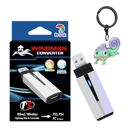 Wingman P5 Converter (Wired and Wireless controllers to PS5, PS4 and PC)