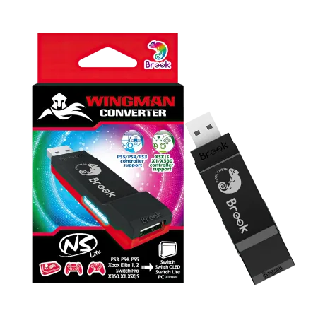 Wingman NS Lite Converter (Kabel- und Funkcontroller an der Switch 1 / 2)
