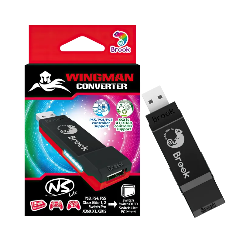 Wingman NS Lite Converter (Wired and Wireless controllers to Switch 1 / 2)