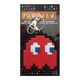 PacMan Blinky Schlüsselanhänger Weich-PVC | Retro Gaming