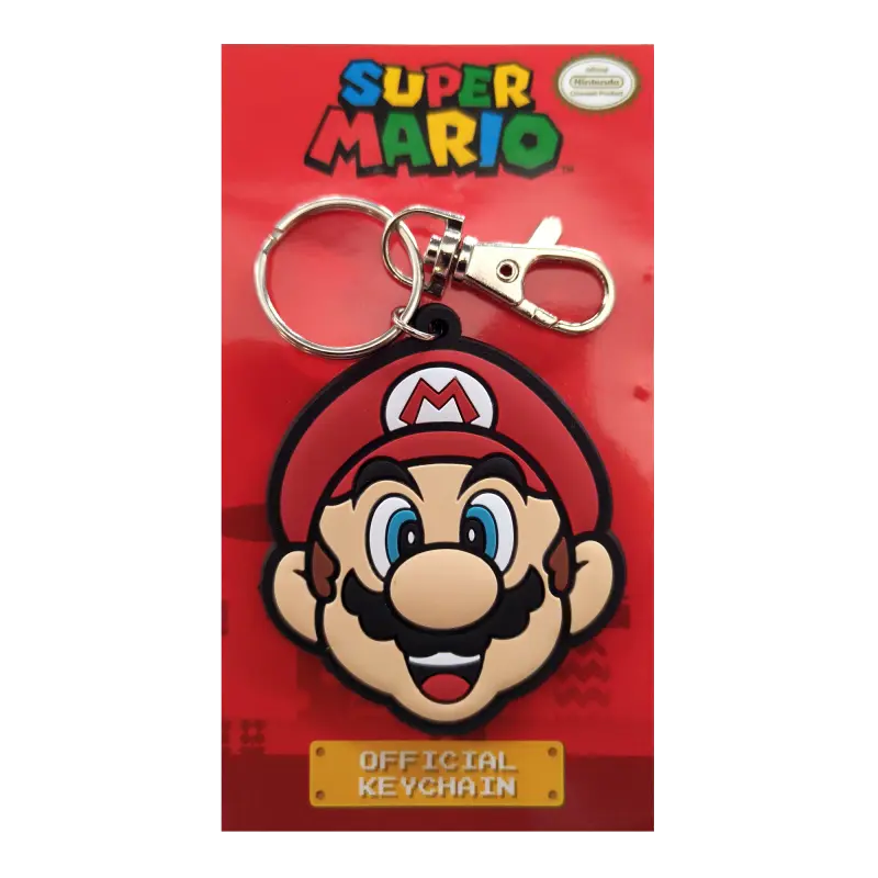 Super Mario Schlüsselanhänger (Weich-PVC) -