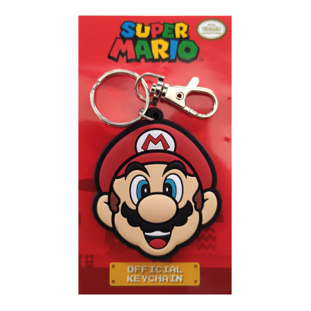 Super Mario Schlüsselanhänger (Weich-PVC) - 