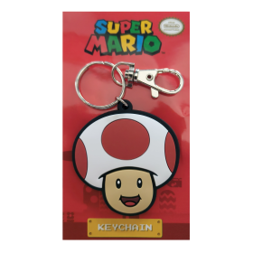 Toad Schlüsselanhänger Super Mario Weich-PVC | Retro Gaming