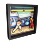 Street Fighter Boat Stage Pixel Frame 23x23cm - Pixel Frames