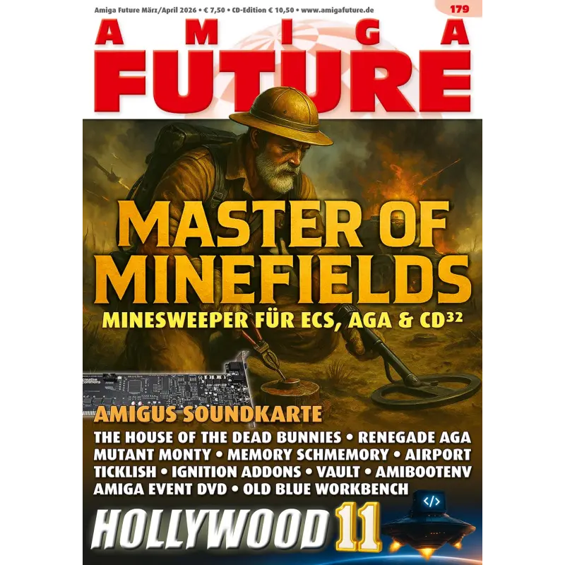 Amiga Future Ausgabe 179, inkl. Cover-CD (Deutsch / Englisch)