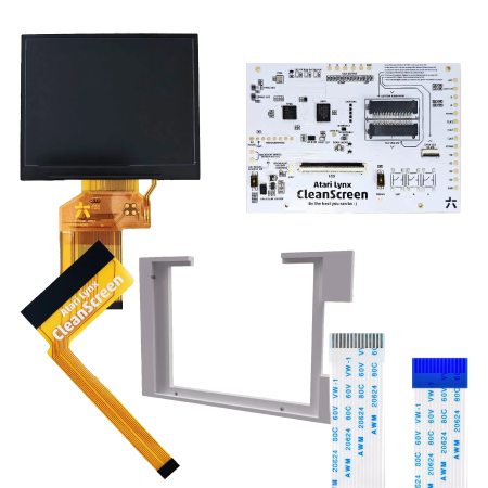 Atari Lynx 1/2 CleanScreen Kit mit IPS-Bildschirm