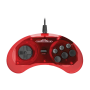 Retro-Bit SEGA Mega Drive 6-button Arcade Pad (Rot, 9-Pin) - RetroBit Europe