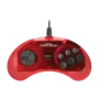 Retro-Bit SEGA Mega Drive 6-button Arcade Pad (Rot, 9-Pin) - RetroBit Europe