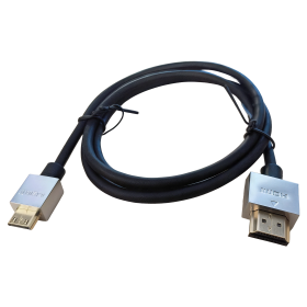 Mini-HDMI Kabel 1m – Reekin Ultra Slim für RetroGEM