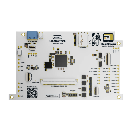 Game Gear CleanScreen Kit V4 – RetroSix IPS Upgrade