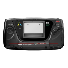 Game Gear Shell Kit Master System Clear Black – RetroSix