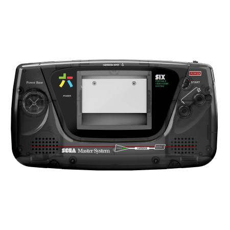 Game Gear Shell Kit Master System Clear Black – RetroSix