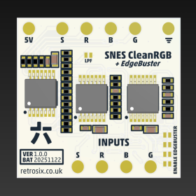 SNES CleanRGB + EdgeBuster – RGB Mod by RetroSix