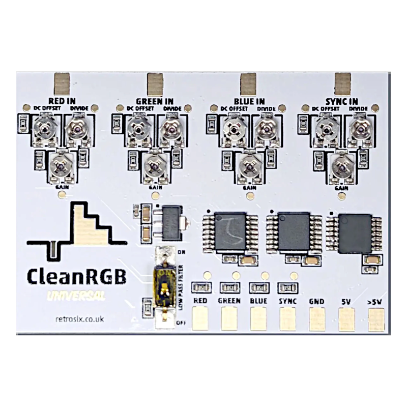 RetroSix CleanRGB Universal – RGB-Mod für Retro-Konsolen