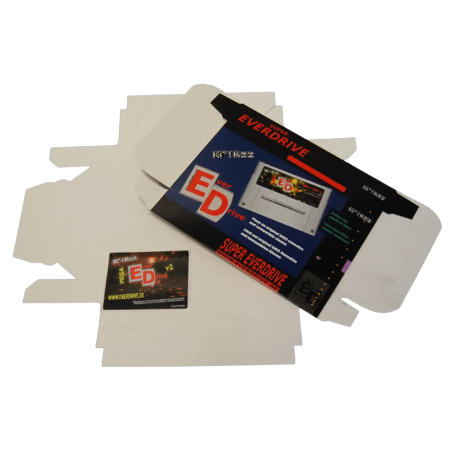 DragonBox Super Everdrive Packaging – SNES Replacement Box