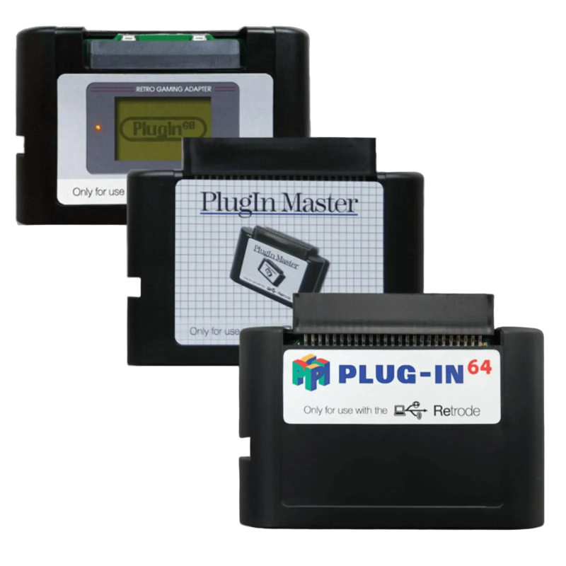 Retrode Plugin Pack - Alle 3 Module für Game Boy, N64 & SMS