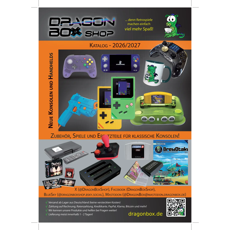 DragonBox Shop Catalog 2026/2027 | Retro Gaming Guide German