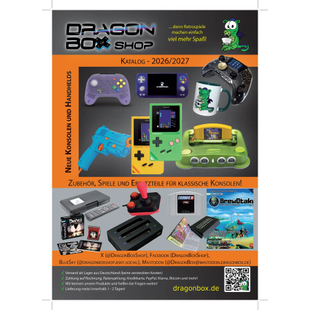 DragonBox Shop Catalog 2026/2027 | Retro Gaming Guide German