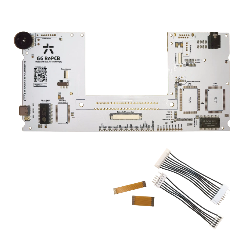 Game Gear RePCB Mainboard 2-ASIC – RetroSix VA0