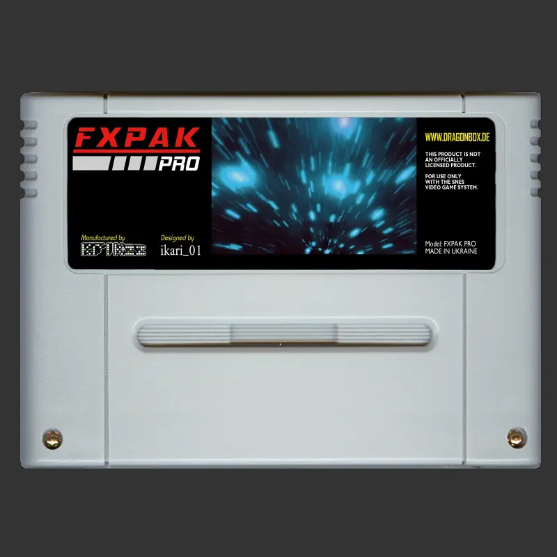 FXPak Pro SNES Flash Cart (Grey) - Ultimate SNES gaming