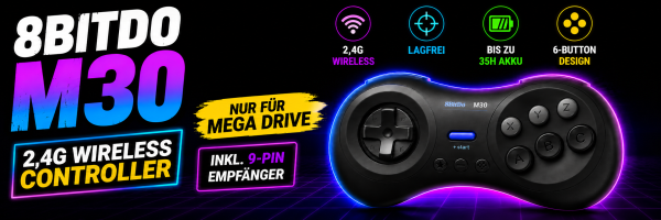 8BitDo M30 2.4G Test – Der ultimative Mega Drive Controller!