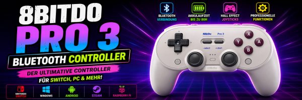 8BitDo Pro 3 Test – Der neue Premium Controller im Praxistest