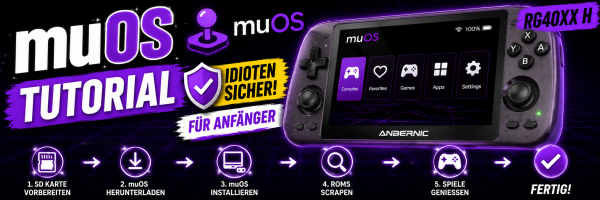 muOS installieren auf dem Anbernic Geräten – Komplettes Anfänger-Tutorial Schritt für Schritt
